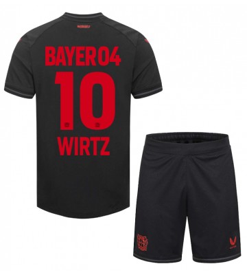 Bayer Leverkusen Florian Wirtz #10 Hemmakläder Barn 2023-24 Kortärmad (+ Korta byxor)